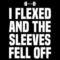 I Flexed And The Sleeves Fell Off Funny Gym Workout Tank Top City Backpack