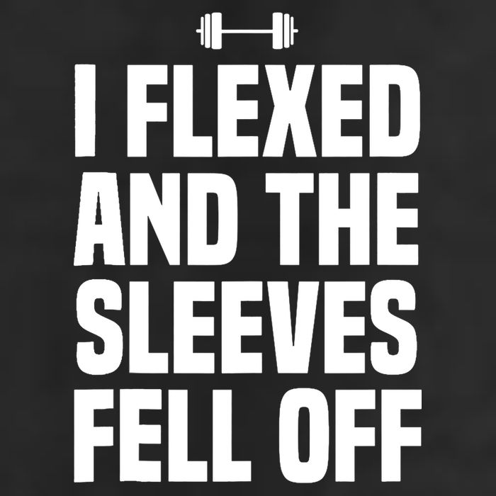 I Flexed And The Sleeves Fell Off Funny Gym Workout Tank Top Adult Drive Performance Visor