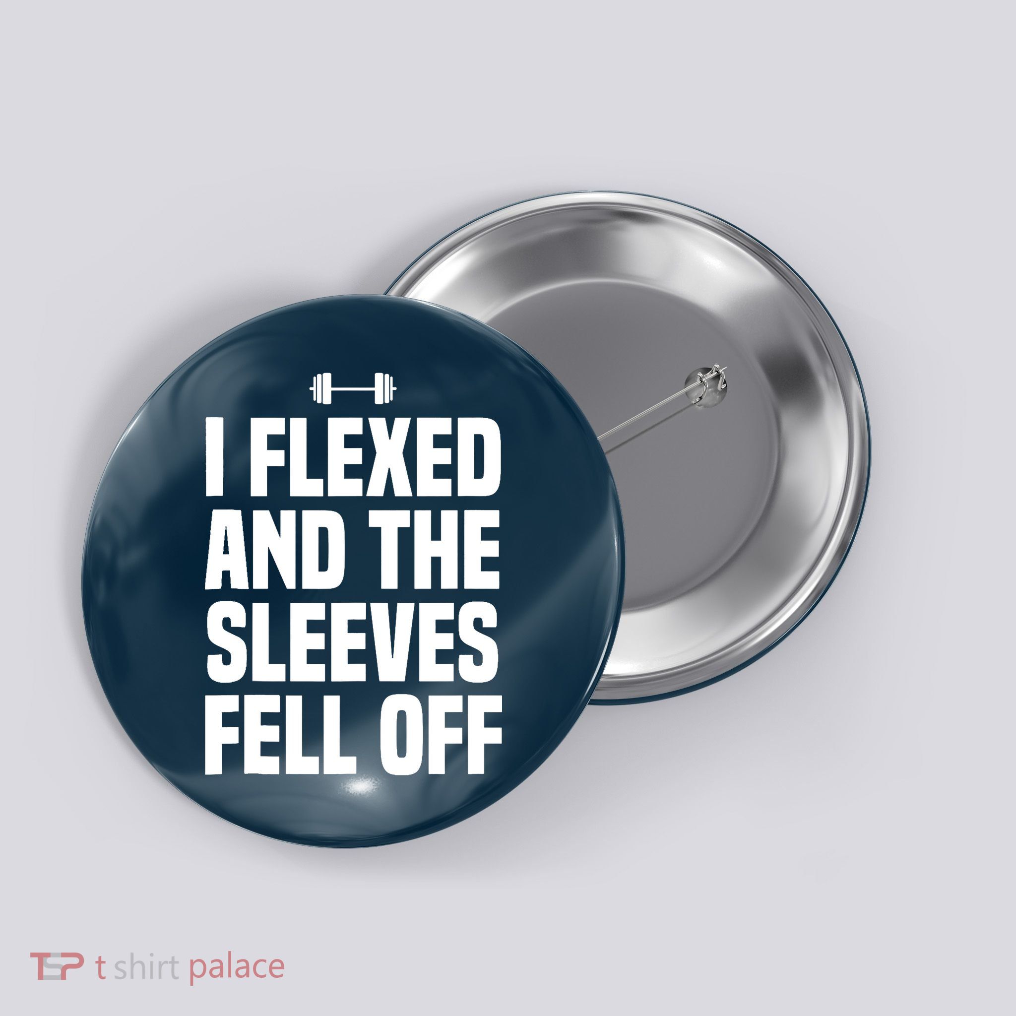 I Flexed And The Sleeves Fell Off Funny Gym Workout Tank Top Button