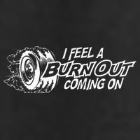 i feel a burn out coming on Adult Drive Performance Visor