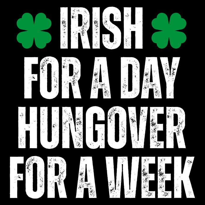 Irish For A Day Hungover For A Week St Patricks Day Funny 16 in Basic Backpack
