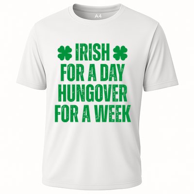 Irish For A Day Hungover For A Week St Patricks Day Funny Performance Shirt