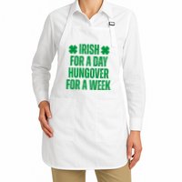 Irish For A Day Hungover For A Week St Patricks Day Funny Apron