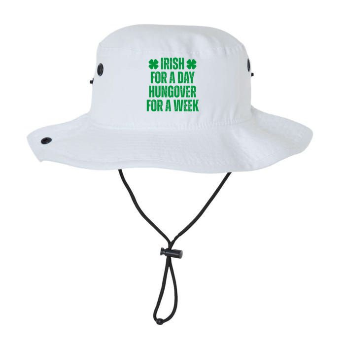 Irish For A Day Hungover For A Week St Patricks Day Funny Bucket Hat