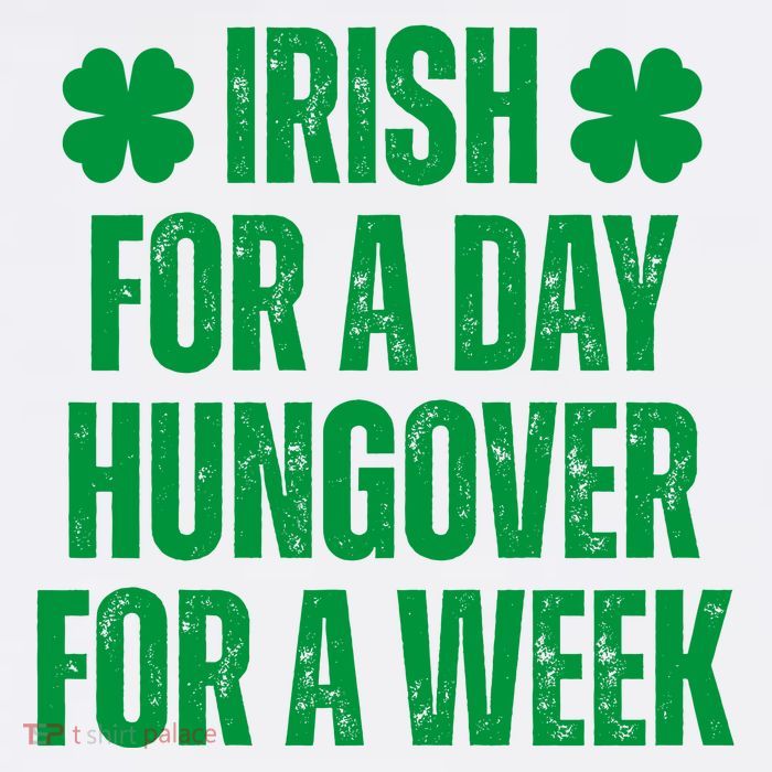 Irish For A Day Hungover For A Week St Patricks Day Funny Bucket Hat
