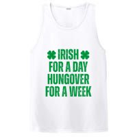 Irish For A Day Hungover For A Week St Patricks Day Funny PosiCharge Competitor Tank