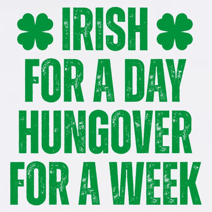 Irish For A Day Hungover For A Week St Patricks Day Funny Kids T-Shirt