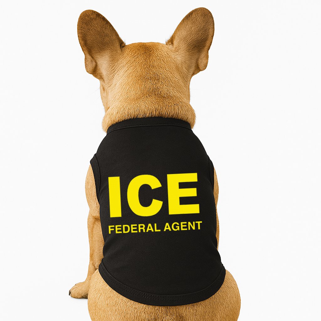 Ice Federal Agent Us Border Patrol Doggie Tank