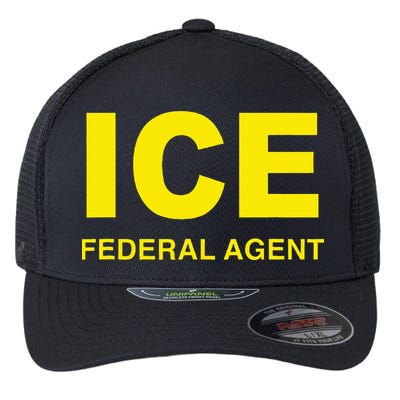 Ice Federal Agent Us Border Patrol Flexfit Unipanel Trucker Cap