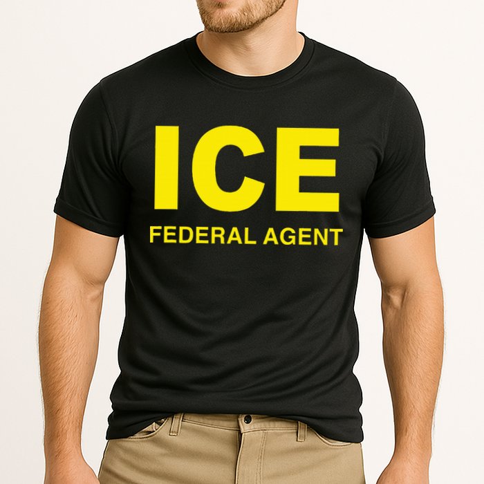 Ice Federal Agent Us Border Patrol Cooling Performance Crew T-Shirt