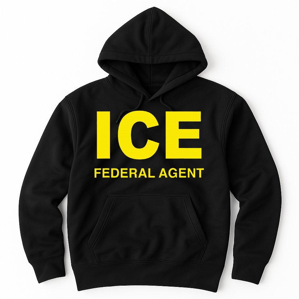 Ice Federal Agent Us Border Patrol Hoodie
