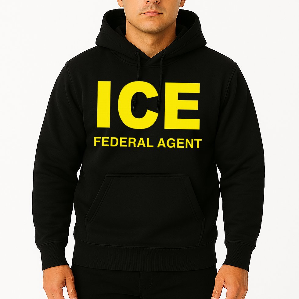Ice Federal Agent Us Border Patrol Hoodie