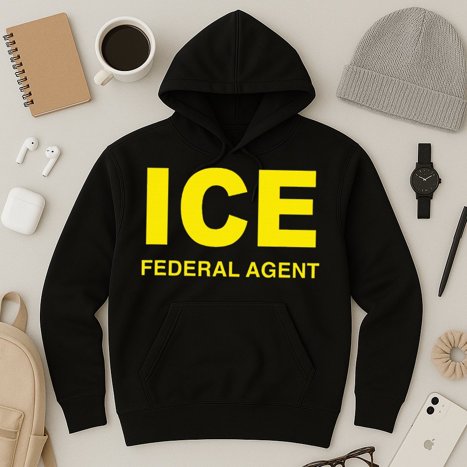 Ice Federal Agent Us Border Patrol Hoodie