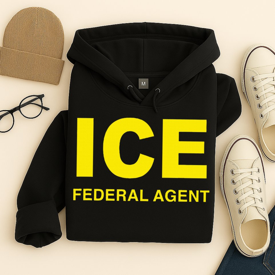 Ice Federal Agent Us Border Patrol Hoodie
