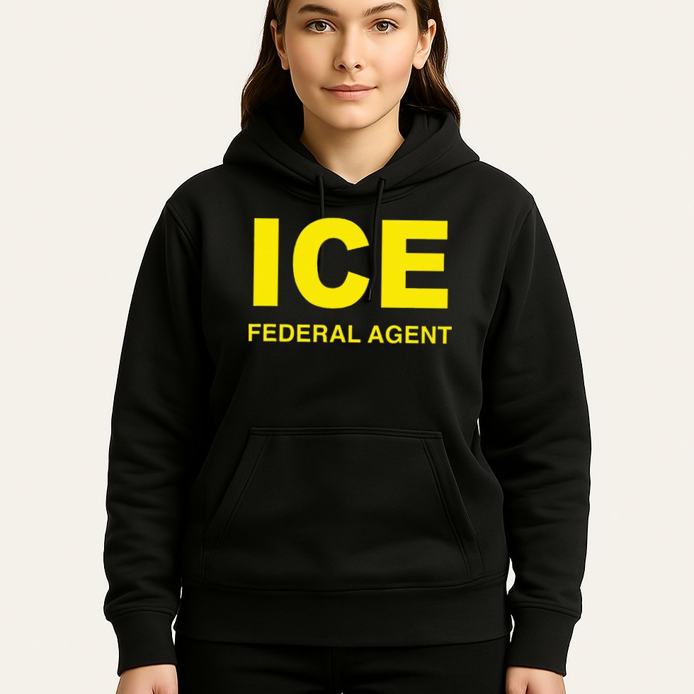 Ice Federal Agent Us Border Patrol Hoodie
