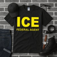 Ice Federal Agent Us Border Patrol Tall T-Shirt