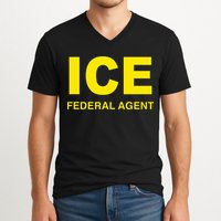 Ice Federal Agent Us Border Patrol V-Neck T-Shirt