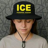 Ice Federal Agent Us Border Patrol Bucket Hat