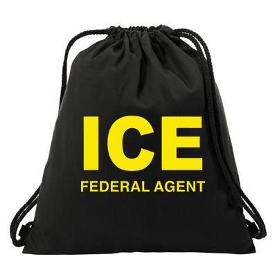Ice Federal Agent Us Border Patrol Drawstring Bag