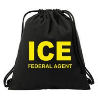 Ice Federal Agent Us Border Patrol Drawstring Bag