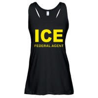 Ice Federal Agent Us Border Patrol Ladies Essential Flowy Tank