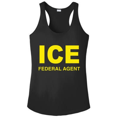 Ice Federal Agent Us Border Patrol Ladies PosiCharge Competitor Racerback Tank