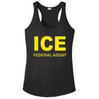 Ice Federal Agent Us Border Patrol Ladies PosiCharge Competitor Racerback Tank