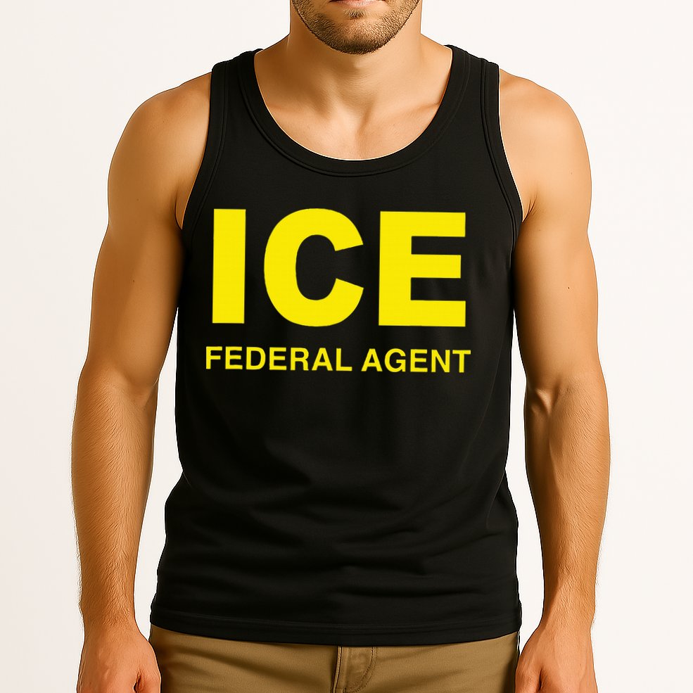 Ice Federal Agent Us Border Patrol Tank Top