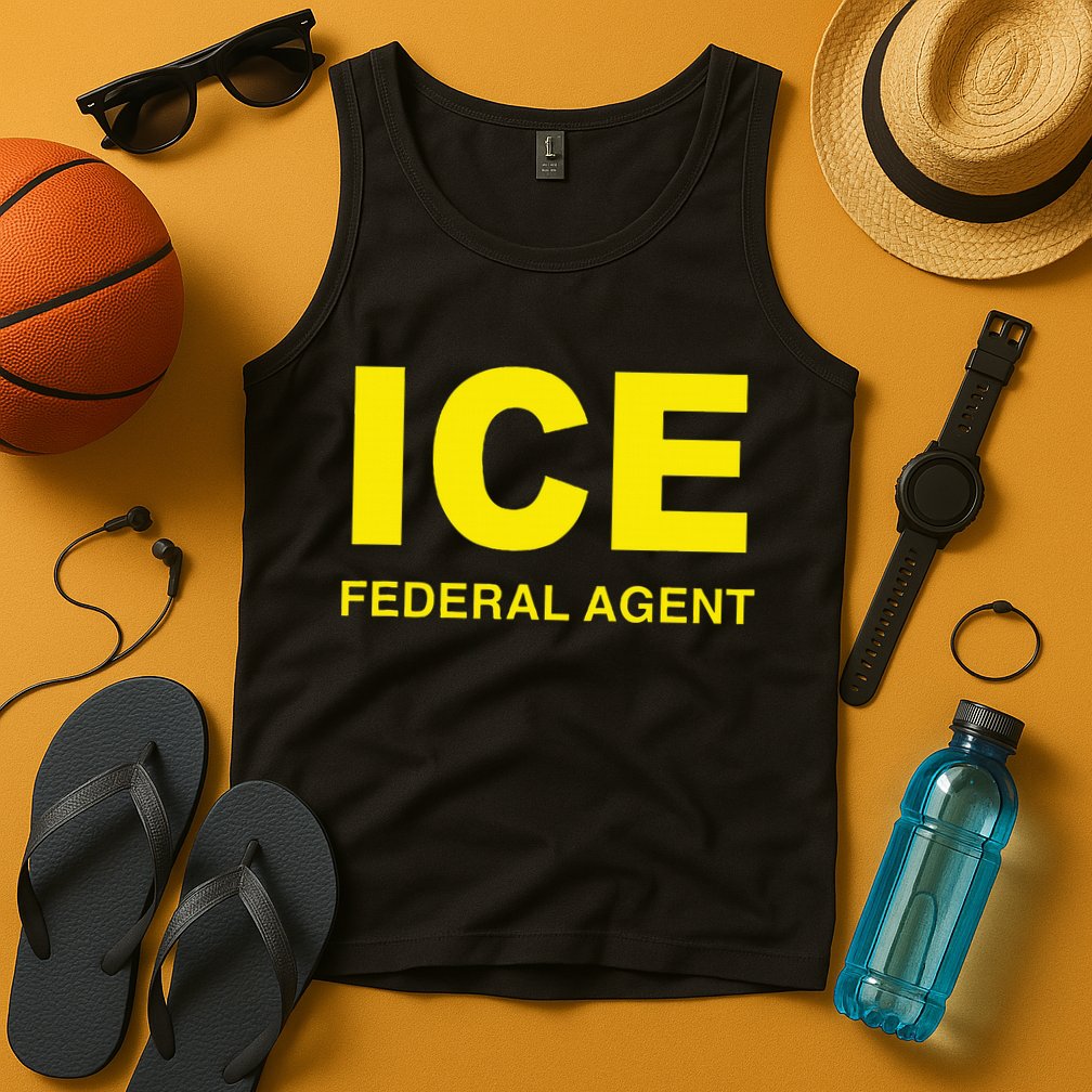 Ice Federal Agent Us Border Patrol Tank Top