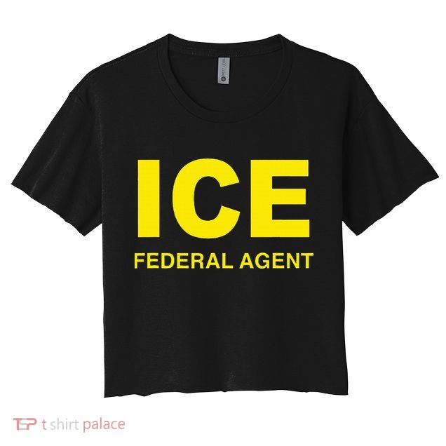 Ice Federal Agent Us Border Patrol Crop Top