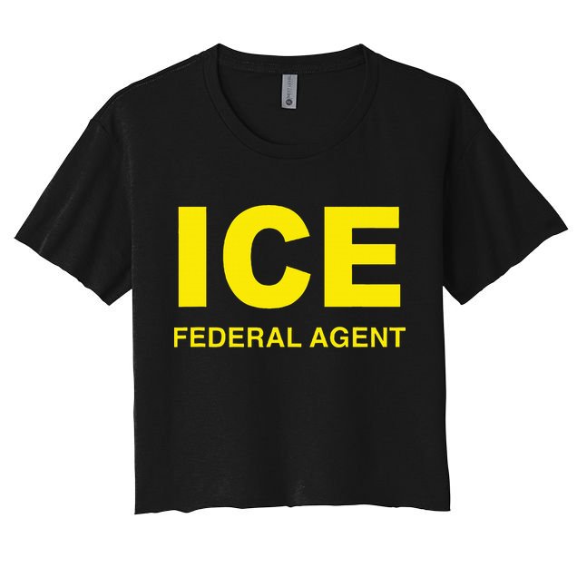 Ice Federal Agent Us Border Patrol Crop Top