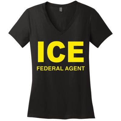 Ice Federal Agent Us Border Patrol Women's V-Neck T-Shirt