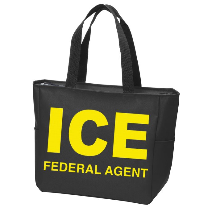 Ice Federal Agent Us Border Patrol Zip Tote Bag