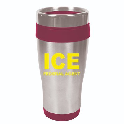 Ice Federal Agent Us Border Patrol 16oz Travel Tumbler