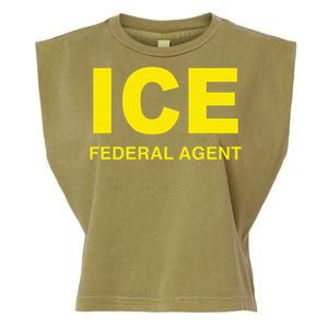 Ice Federal Agent Us Border Patrol Garment-Dyed Women's Muscle Tee