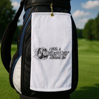 I Feel A Burn Out Coming On Golf Towel