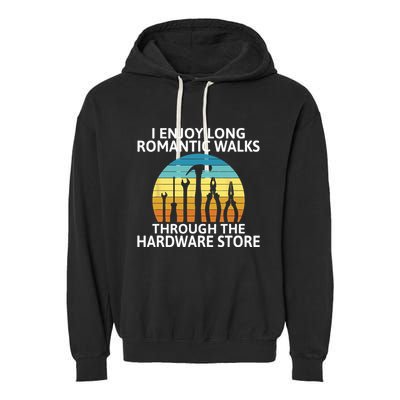 I Fool Around With Models Locomotive Funny Railroad Train Garment-Dyed Fleece Hoodie