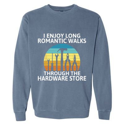 I Fool Around With Models Locomotive Funny Railroad Train Garment-Dyed Sweatshirt