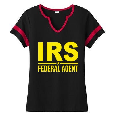 Irs Federal Agent Uniform Costume Ladies Halftime Notch Neck Tee