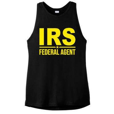 Irs Federal Agent Uniform Costume Ladies PosiCharge Tri-Blend Wicking Tank