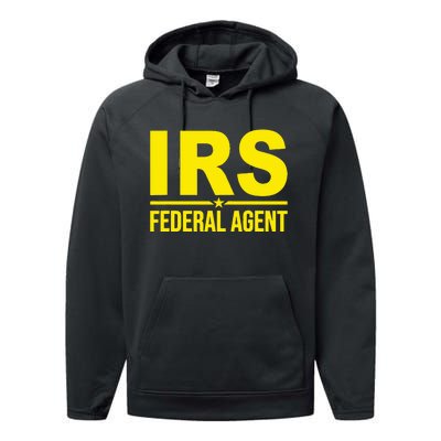 Irs Federal Agent Uniform Costume Performance Fleece Hoodie