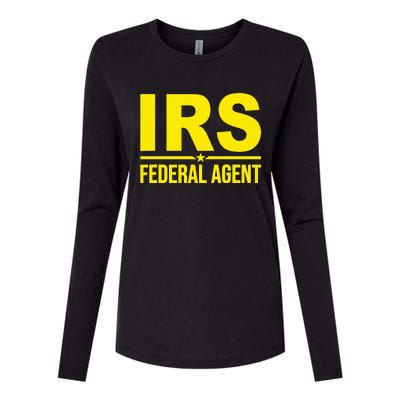 Irs Federal Agent Uniform Costume Womens Cotton Relaxed Long Sleeve T-Shirt