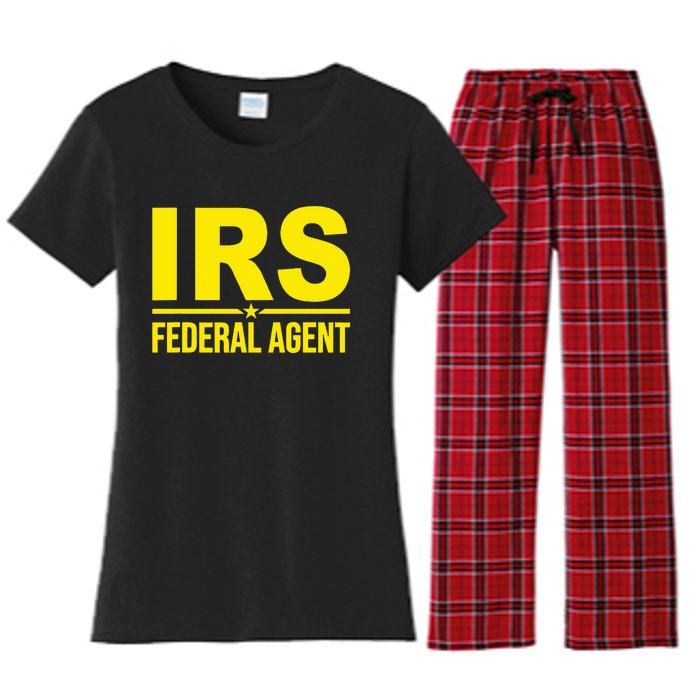 Irs Federal Agent Uniform Costume Women's Flannel Pajama Set