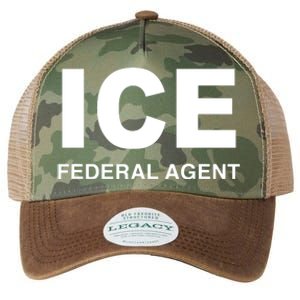 Ice Federal Agent Halloween Costume Police Immigration Legacy Tie Dye Trucker Hat