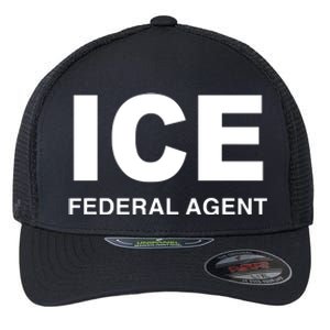 Ice Federal Agent Halloween Costume Police Immigration Flexfit Unipanel Trucker Cap