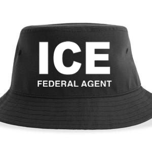 Ice Federal Agent Halloween Costume Police Immigration Sustainable Bucket Hat