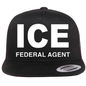 Ice Federal Agent Halloween Costume Police Immigration Flat Bill Trucker Hat