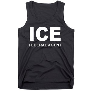 Ice Federal Agent Halloween Costume Police Immigration Tank Top