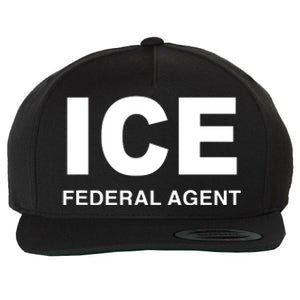 Ice Federal Agent Halloween Costume Police Immigration Wool Snapback Cap