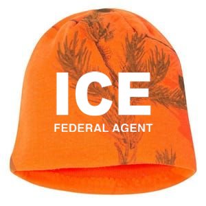 Ice Federal Agent Halloween Costume Police Immigration Kati - Camo Knit Beanie